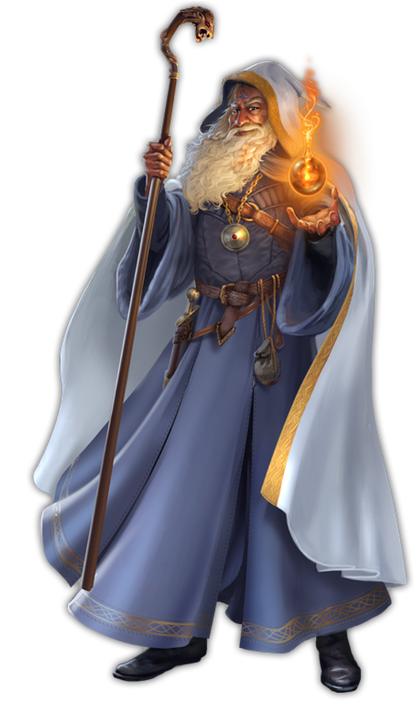 Mago Dungeons And Dragon (500x700), Png Download