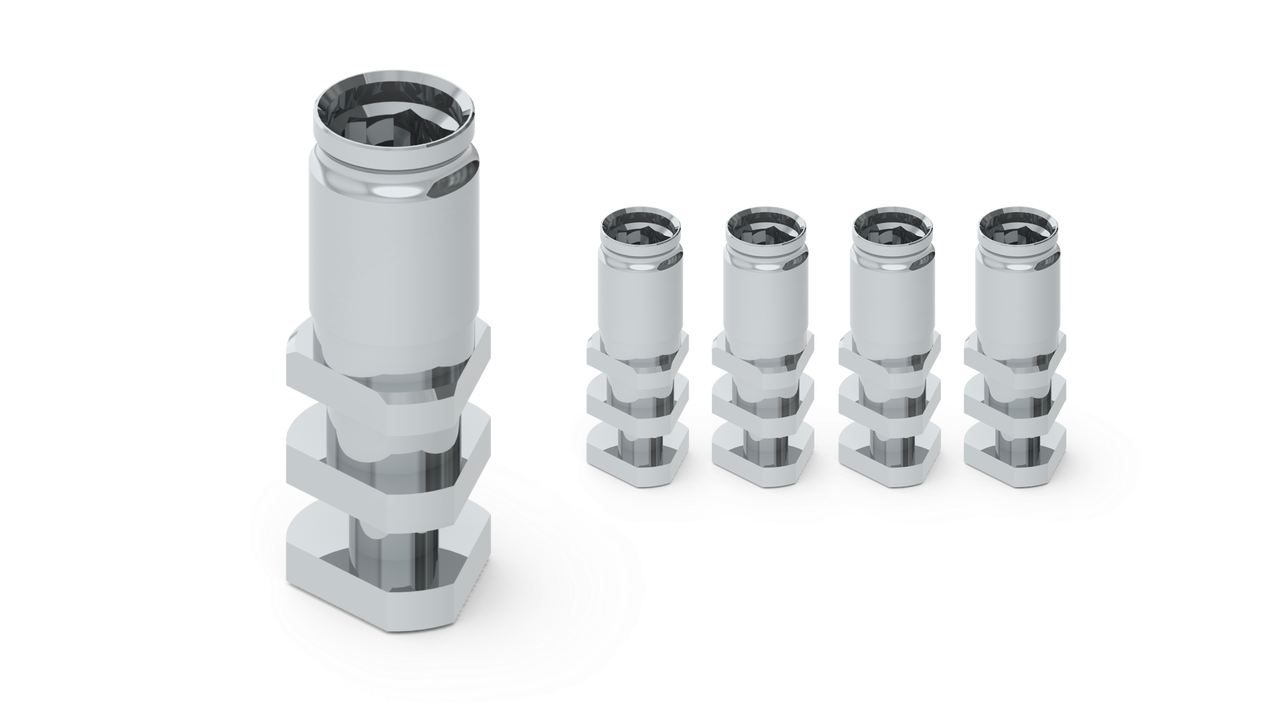 Zimmer Tapered Screw Vent Analog - Nobel Analogs (1280x720), Png Download