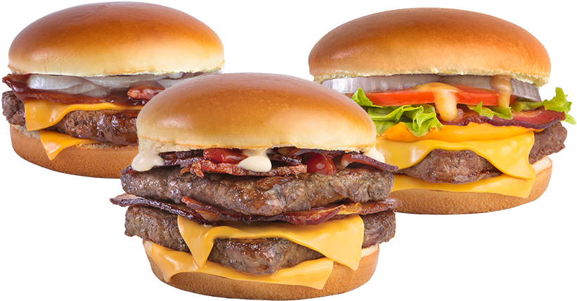Hamburgers - Wendys Hamburguer (830x476), Png Download