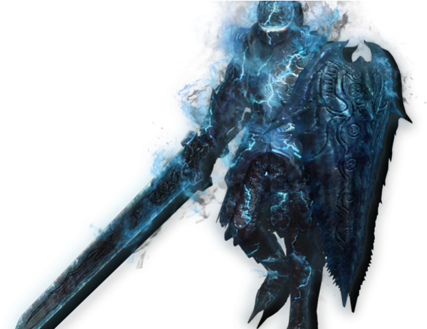Drawn Armor Ice Dragon - Dragon's Dogma (640x480), Png Download
