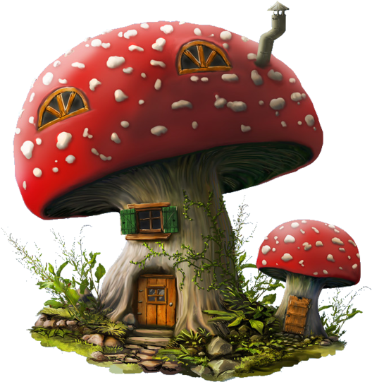 Champignons Png Tubes Pinterest Clip Art Fungi Ⓒ - Mushroom Fairy House Drawing (600x643), Png Download