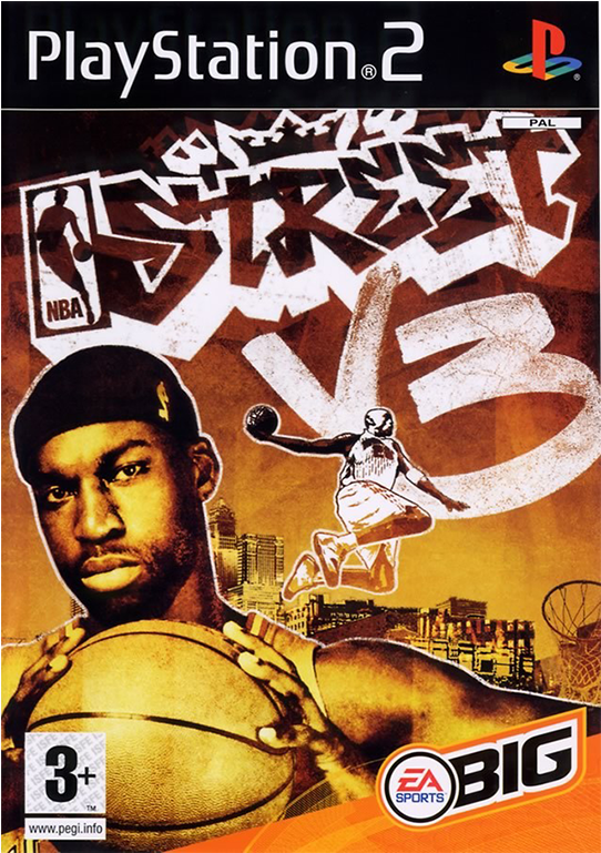 Nba Street Iso Rom Png Nba Ps2 Rom - Street Vol 3 Ps2 (768x768), Png Download