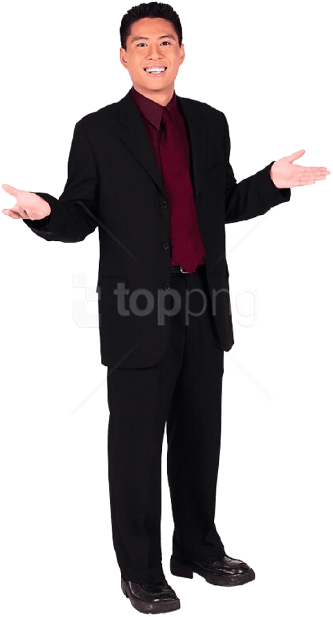 Free Png Download Asian Buisnessman Standing Png Images - Transparent Background Businessman Png (481x890), Png Download