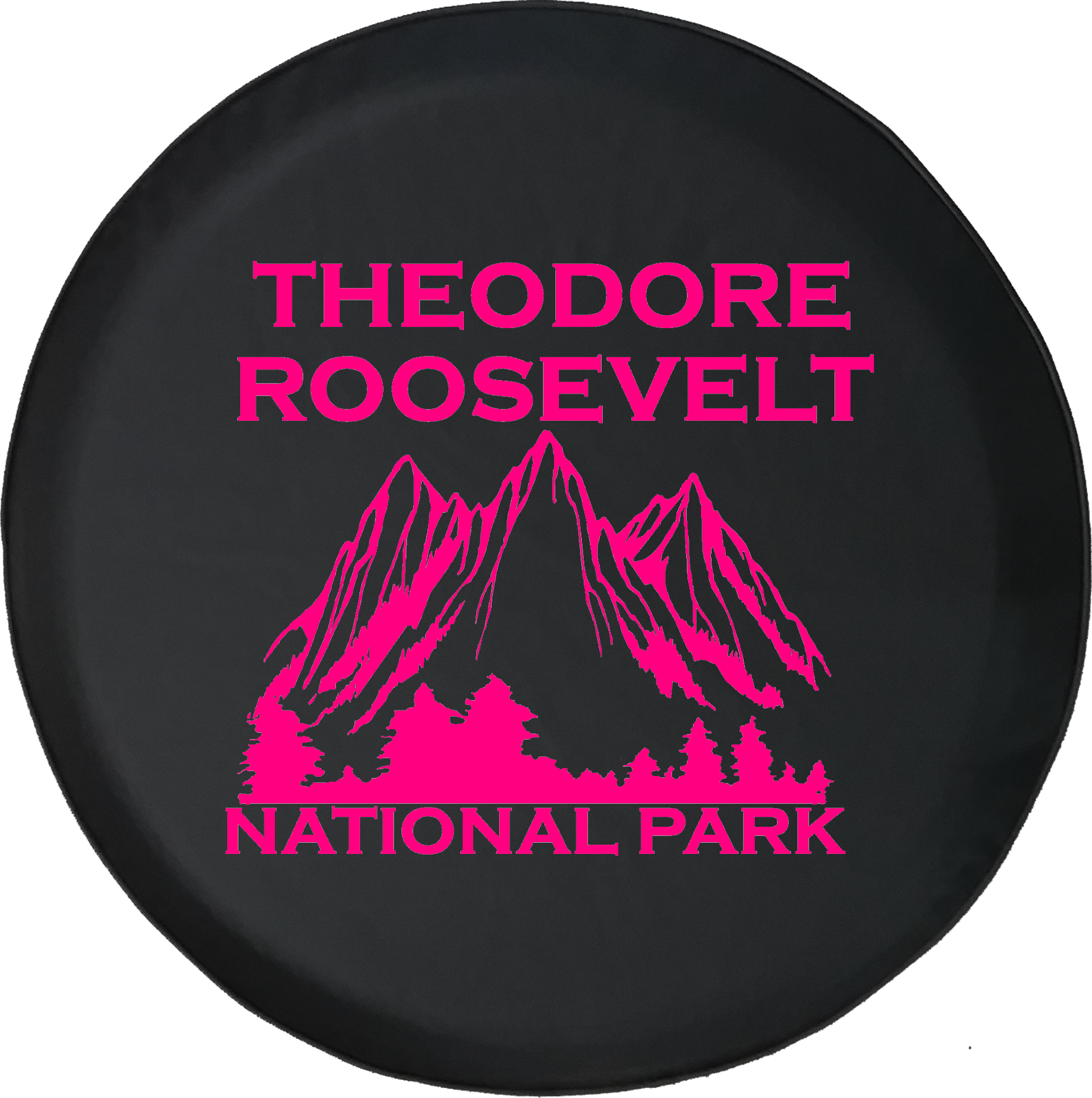 Jeep Liberty Tire Cover With Theodore Roosevelt National - Lsu Campus (1768x1777), Png Download