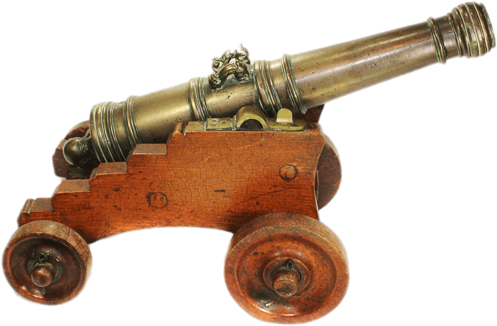 Bronze Signal Cannon - Cannon (1200x841), Png Download