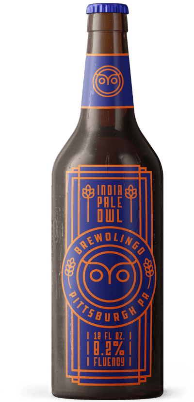 India Pale Owl - Beer Bottle (440x826), Png Download