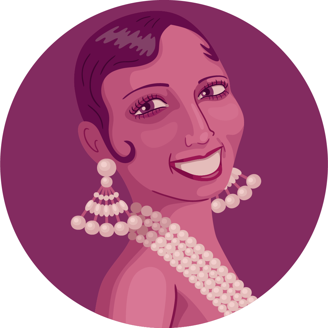 Josephine Baker Png (1051x1050), Png Download