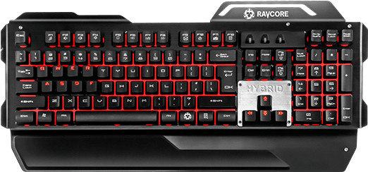 12 Mechanical Keys - Ravcore Hybrid Usb (568x568), Png Download