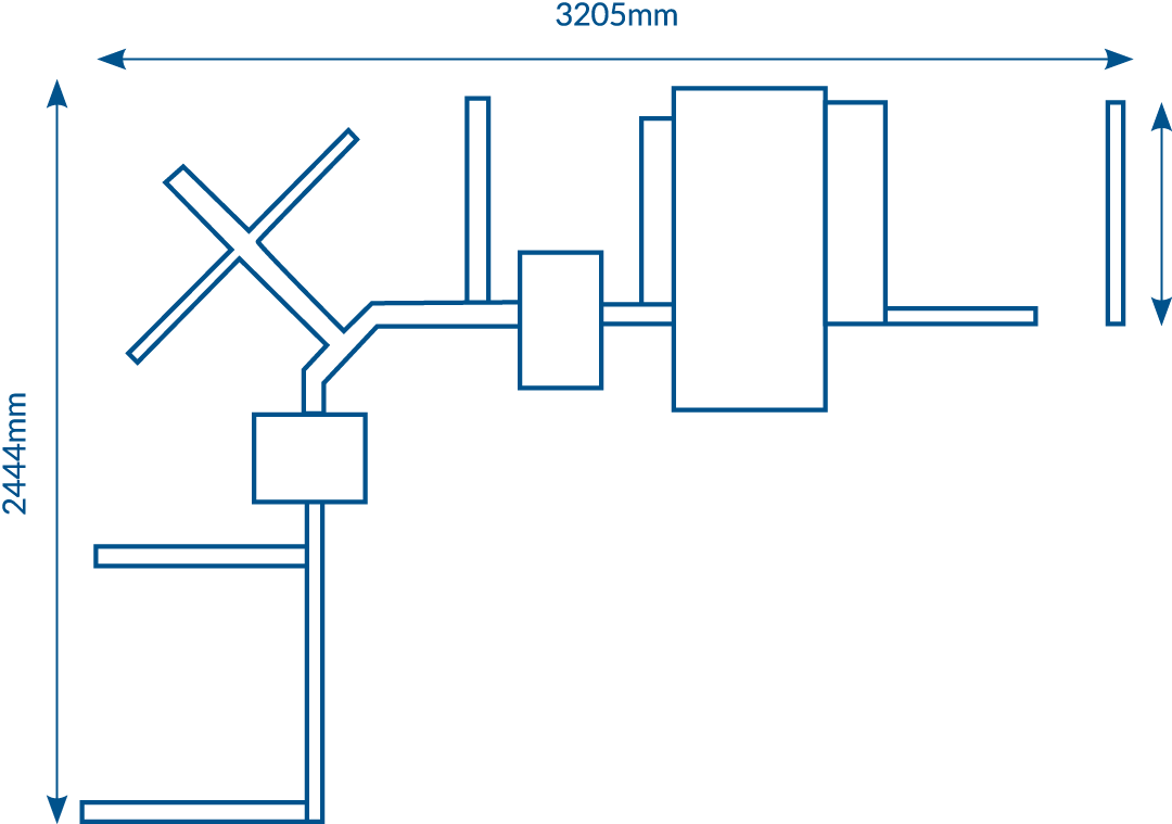 Foot Plate Dimensions - Diagram (1080x759), Png Download
