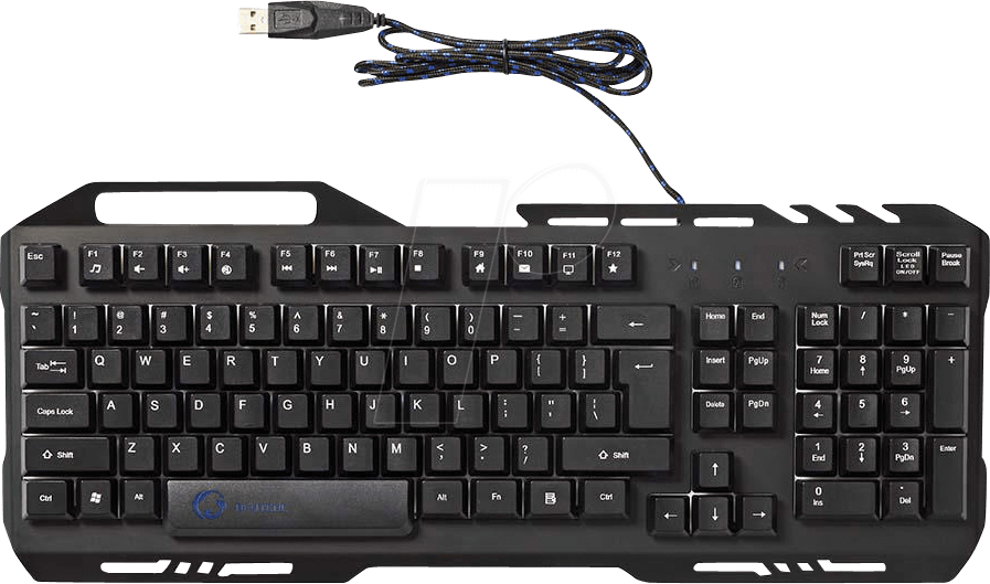 Gaming Keyboard, Rgb Illumination, Usb, Us, Metal Design - Samsung Corporation Keyboard (897x529), Png Download
