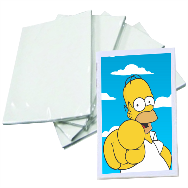 Papel Fotográfico Matte 230g Tamanho A4 Pacote Com - Cartoon (604x604), Png Download