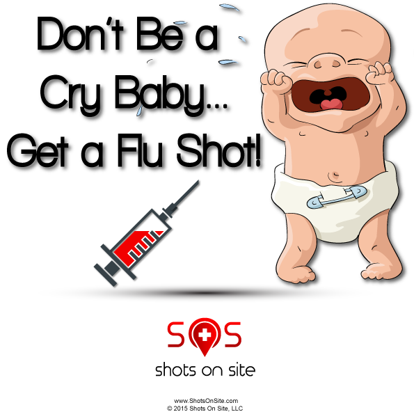 Download Don't Be A Cry Babyget A Flu Shot - Crying Baby Cartoon PNG Image  with No Background 