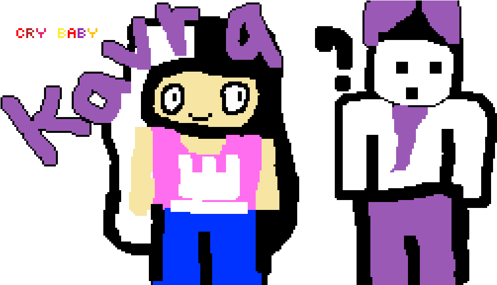 Kavra And Cry Baby - Cartoon (1024x576), Png Download