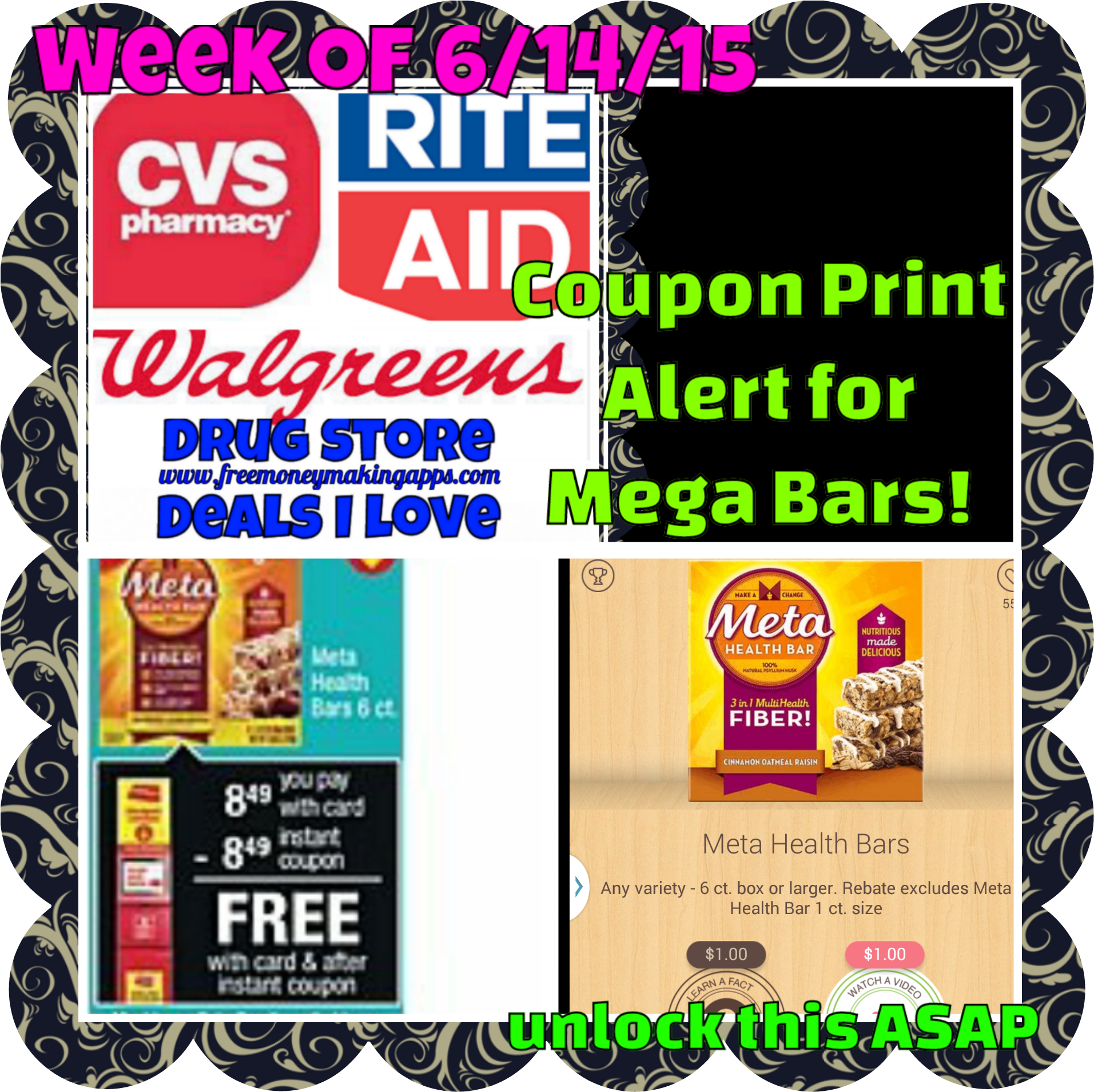 Drug Store Deals I Love Week Of 6/14/15 Cvs , Walgreens, - Rite Aid (1920x1920), Png Download