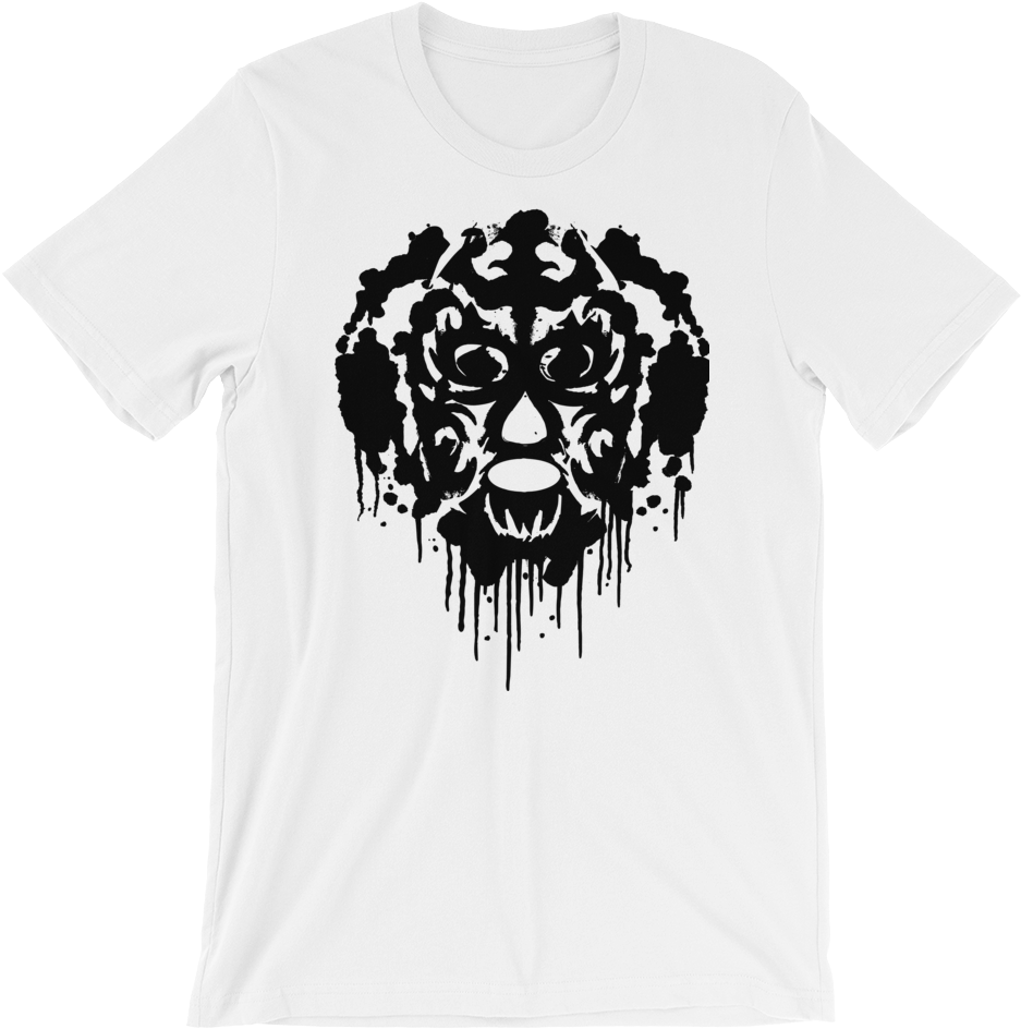"rorschach Lucha Black&white" Pro Wrestling Shirt - Lion (1000x1000), Png Download