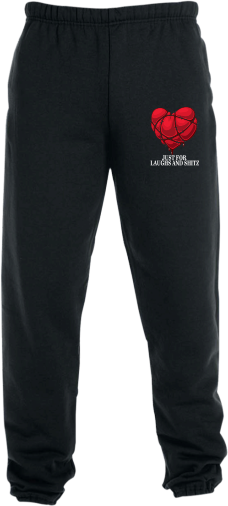"my Bloody Heart" Sweatpants With Pockets In White - Trousers (1024x1024), Png Download