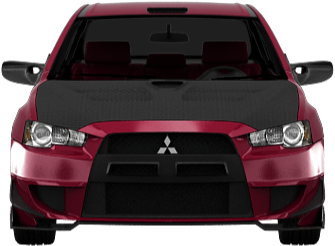 Mitsubishi Lancer Evo'07 By Peyton Boone - Mitsubishi Lancer Evolution (1004x373), Png Download