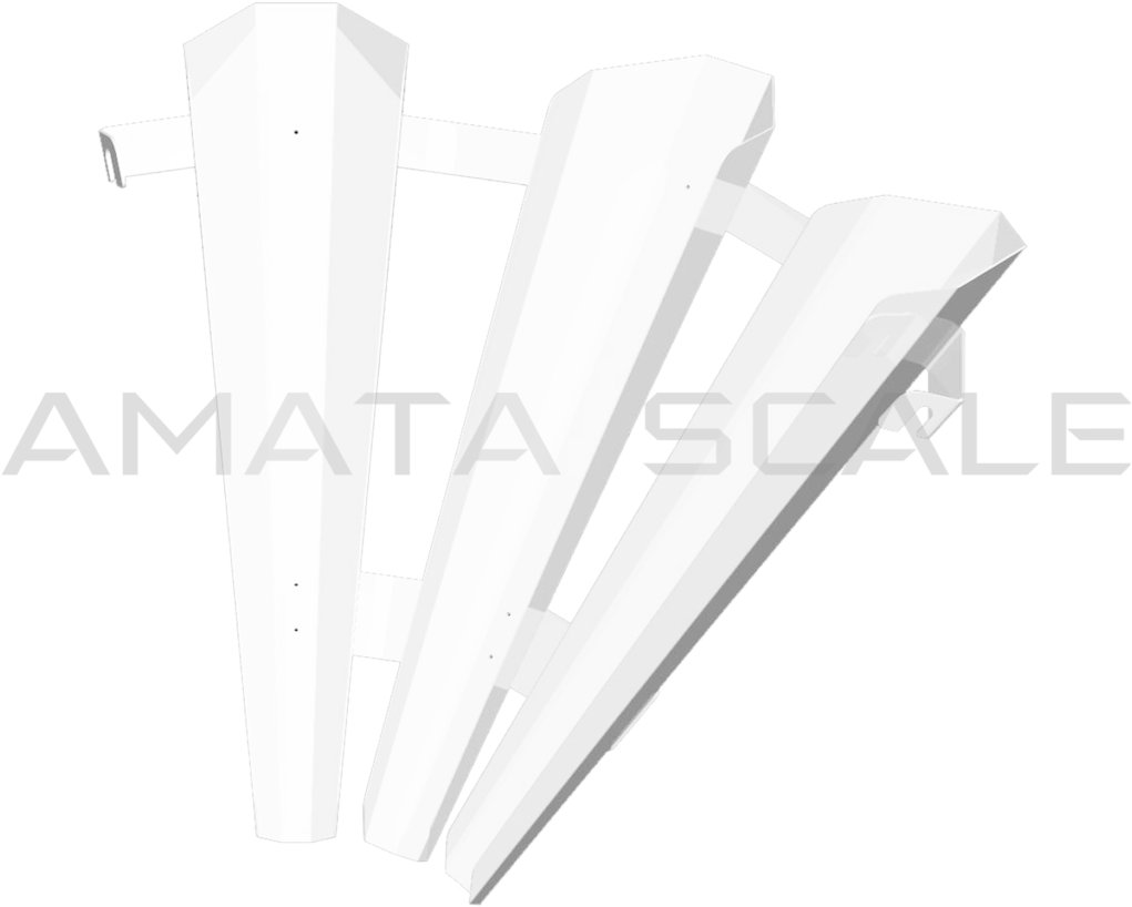 Individual Chutes - Picket Fence (1024x1010), Png Download