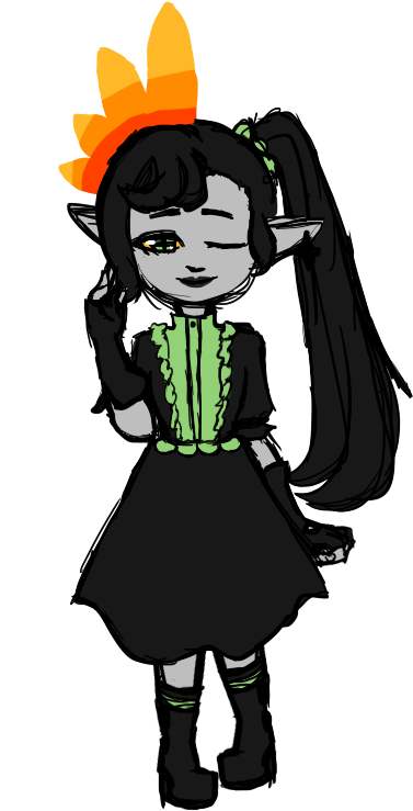 “heres An Alternative Design For Another Magical Girl - Cartoon (500x778), Png Download
