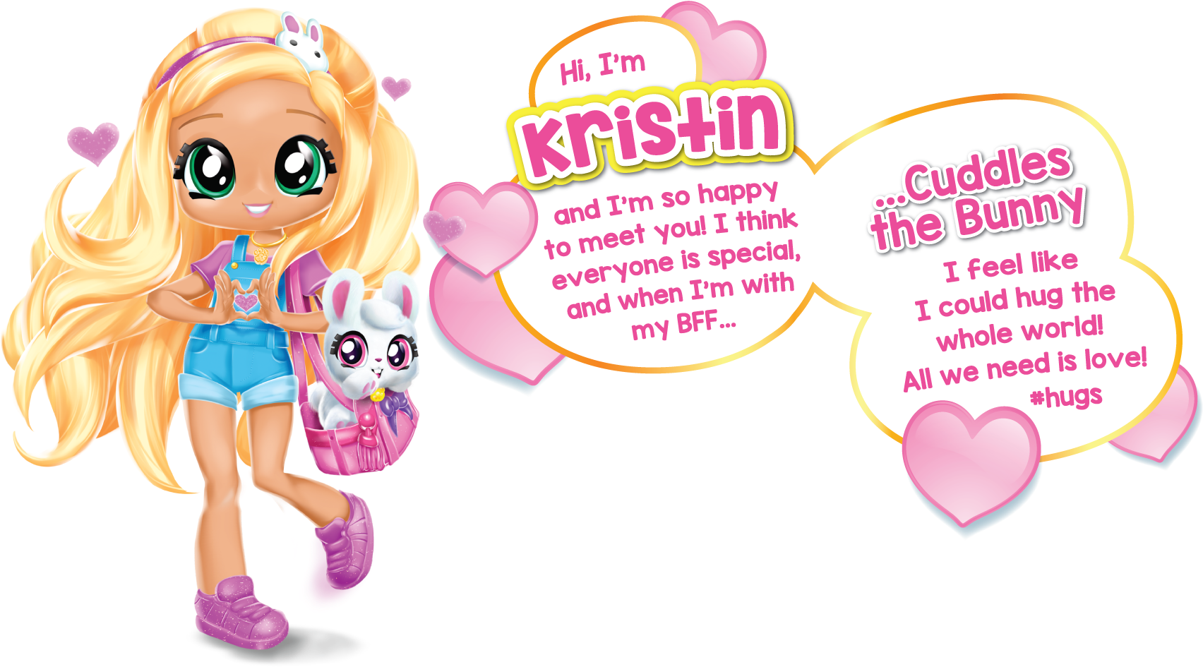 Meet The Besties - Cartoon (1814x1049), Png Download