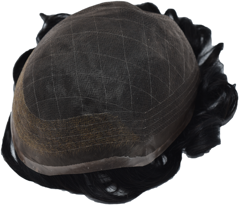 Toupee M110 Super Fine Welded Lace Hairpiece For Men - Invertebrate (1280x853), Png Download