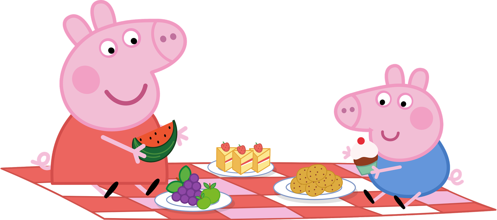 Picnic Party Paper Convite - Cartoon (1600x710), Png Download