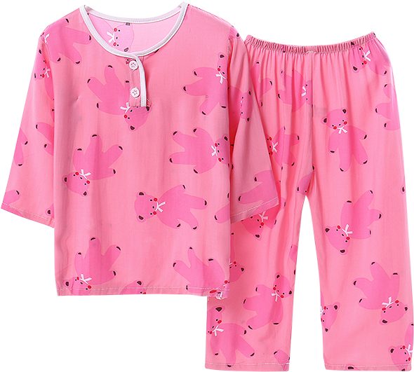 Children S Summer Boys And Girls Years - Pajamas (800x800), Png Download
