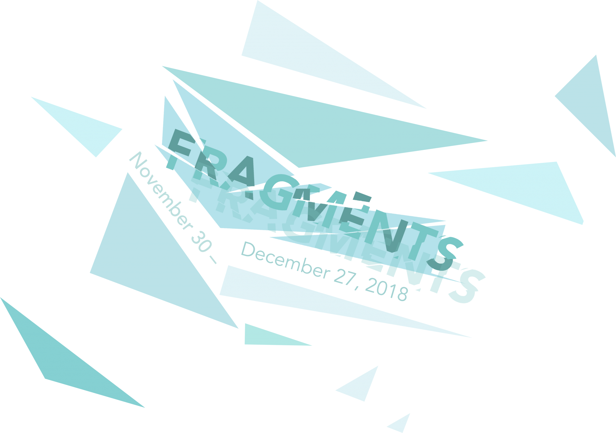 Public Exhibition Fragments Bfa Thesis Projects Miami - Triangle (2048x1441), Png Download