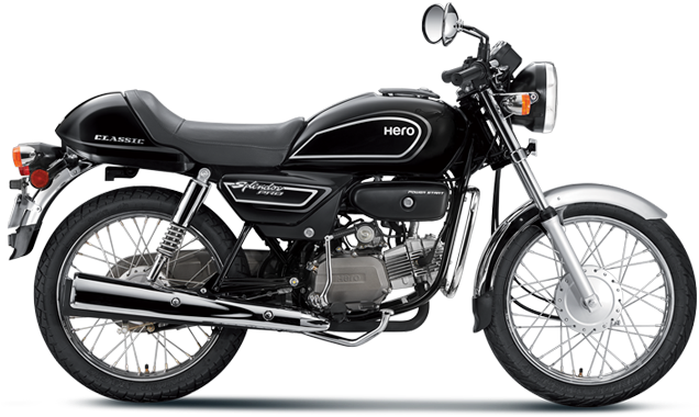 20140911162048 Color Main - Hero Splendor Cafe Racer (715x432), Png Download