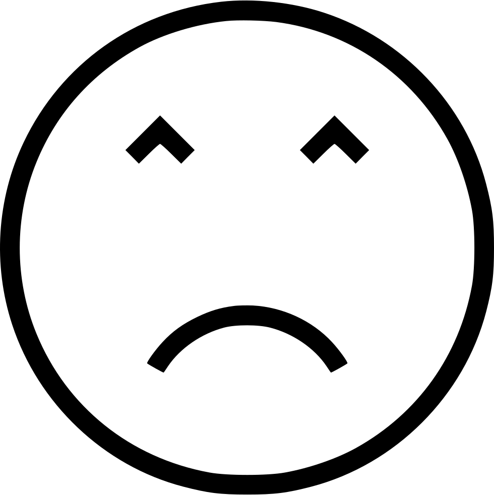 Angry Face Png - Circle (980x982), Png Download