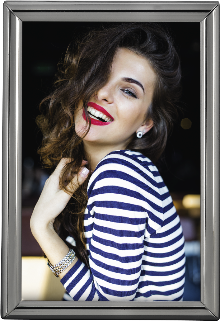 "perth" Portrait Frame, Silver, 15 X 20 Cm - Ramka Zdjęcia Złota (1100x1100), Png Download