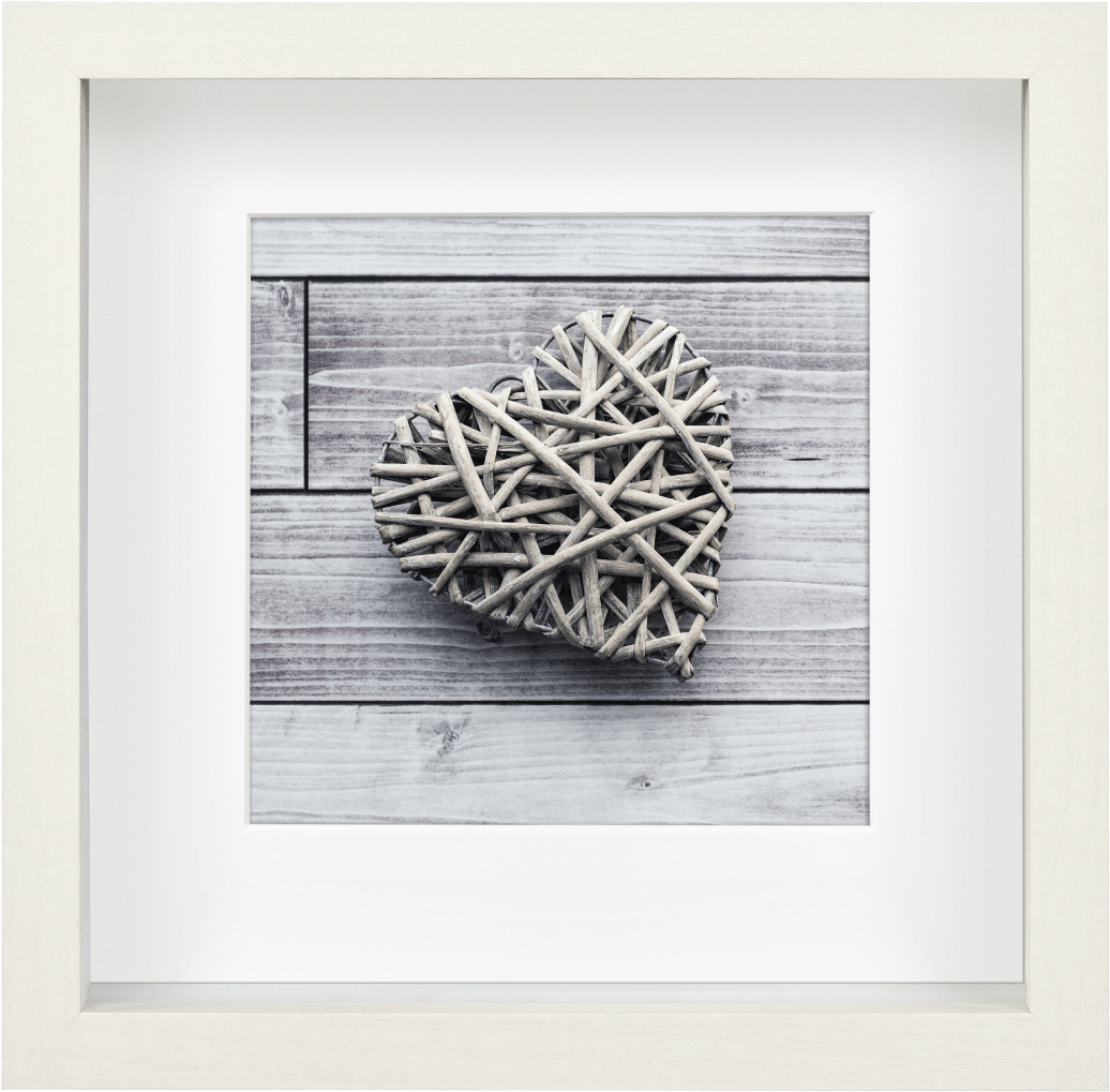Hama Com 00059777 Scala Portrait Frame White 23 X Cm - Hama Scala 3d Black 23x23 Portrait Wood Passepartout (1100x1100), Png Download