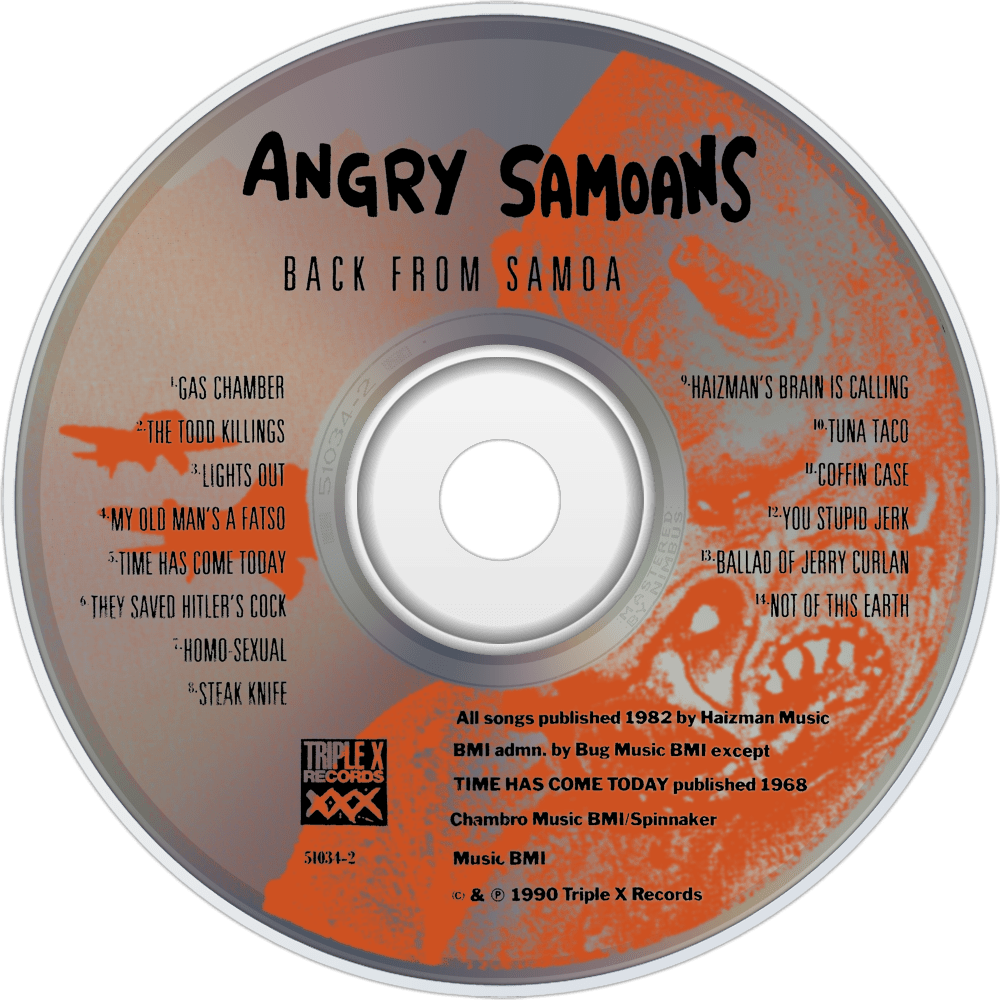 Angry Samoans Music Fanart Fanart - Cd (1000x1000), Png Download