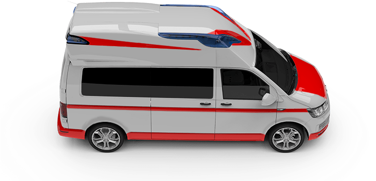Patient Transport Ambulances In Europe - Compact Van (750x422), Png Download