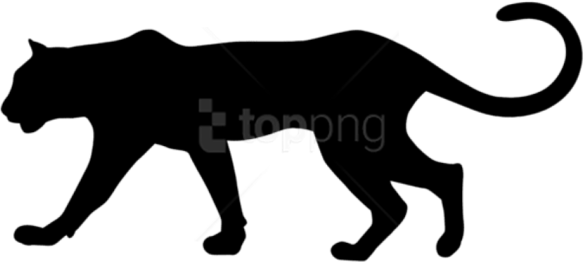 Free Png Puma Silhouette Png - Puma Silhouette (850x394), Png Download