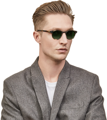 Men's Sunglasses - Gentleman (768x400), Png Download