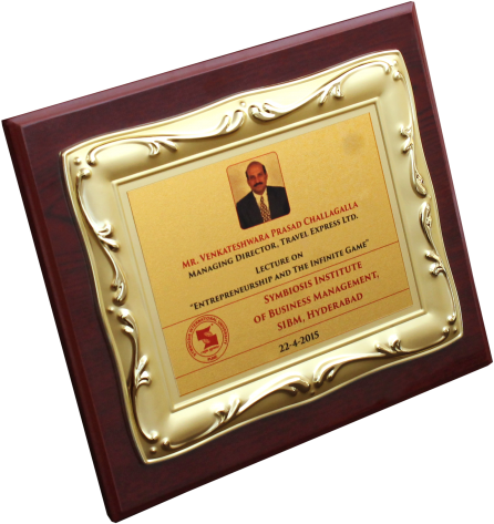 Wooden Plaque With Metal Plate - Picture Frame (650x650), Png Download