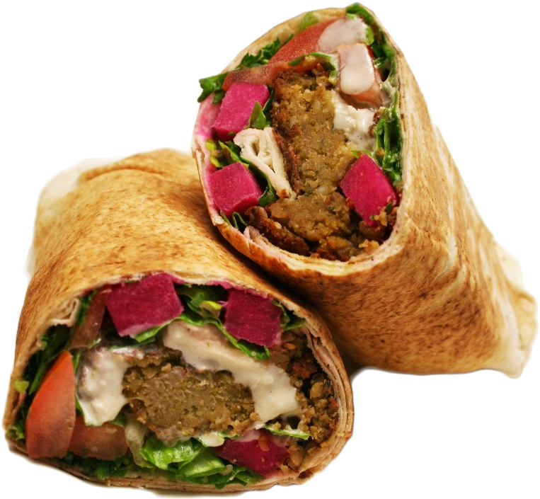Falefel-wraps - رقم مطعم كوينجز المعادي (1100x791), Png Download