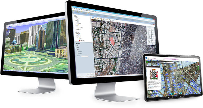 Work More Efficiently With Our Geospatial Solutions - Computer Monitor (791x432), Png Download