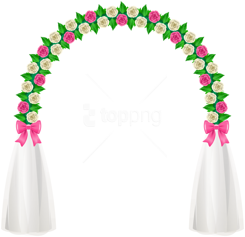 Free Png Download Wedding Arch Clipart Png Photo Png - Wedding Arch Vector (850x820), Png Download