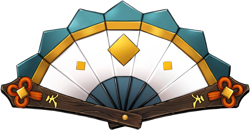 Fan - Grand Chase Rin Fan (900x563), Png Download