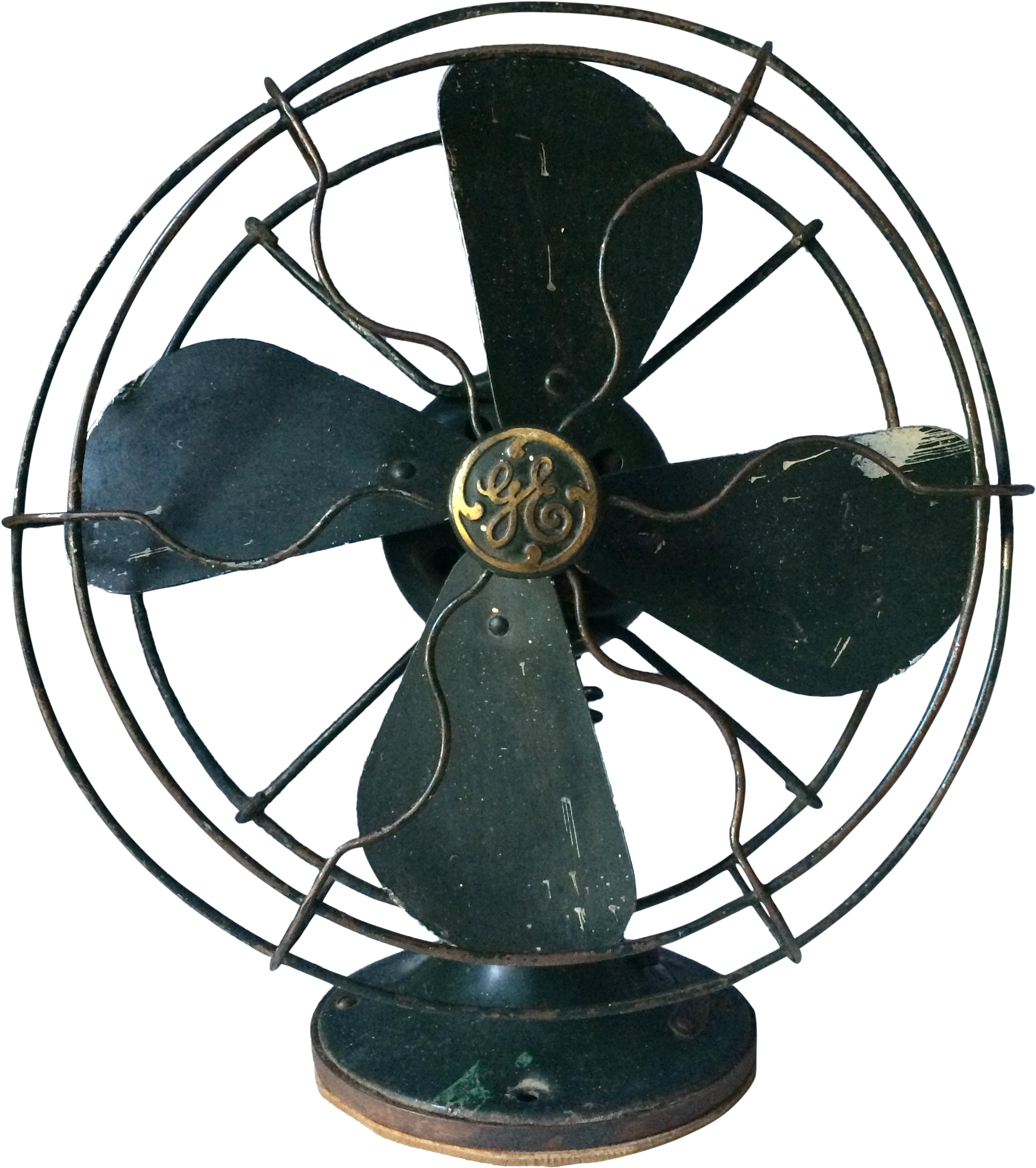 Ge Industrial Table Chairish - Fan (2268x2556), Png Download
