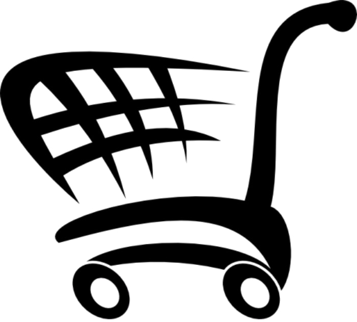 Cart Transparent Images Png - Shopping Cart (700x631), Png Download