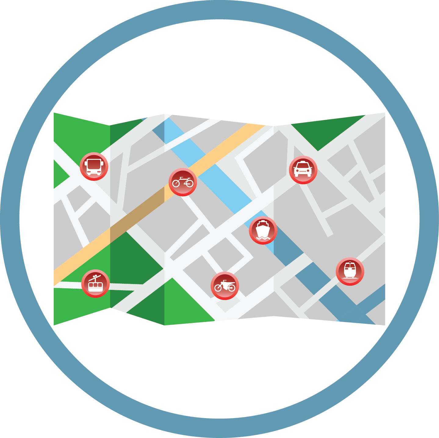Tour Plan - Circle (1439x1434), Png Download