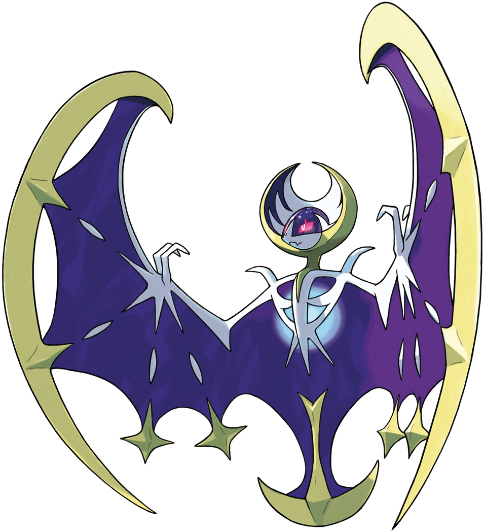It's Super Effective - Pokemon Lunala (1200x1157), Png Download
