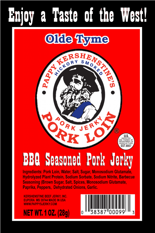 Bag Bbq Pork Loin Jerky - Super 400 Blast The Message (800x800), Png Download