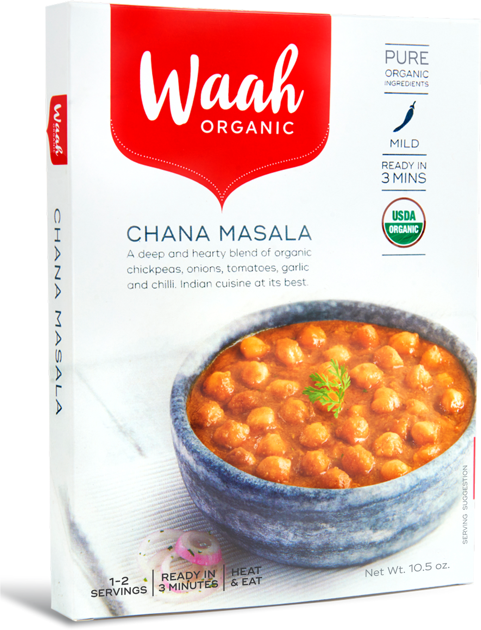 Mild Chana Masala - Organic Certification (1748x2480), Png Download