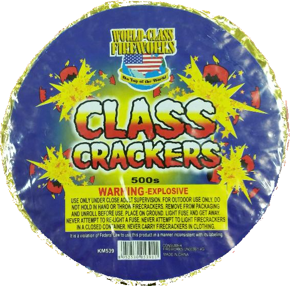World Class Firecrackers 488 Roll - Circle (570x561), Png Download
