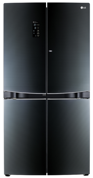 Lg Black Refrigerator (600x600), Png Download