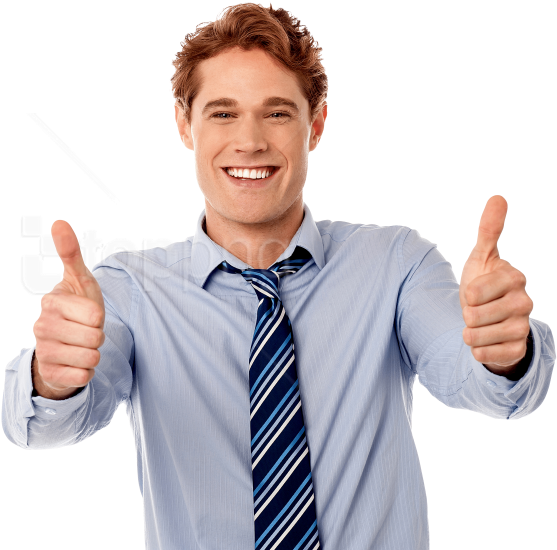 Free Png Download Men Pointing Thumbs Up Png Images - Man With Thumbs Up Png (850x566), Png Download